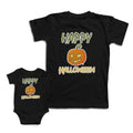 Mom and Baby Matching Outfits Happy Halloween Pumpkin Scary Cotton