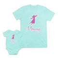 Mom and Baby Matching Outfits Angels Girls Mommy Cotton