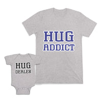 Mom and Baby Matching Outfits Hug Dealer Addict Cotton