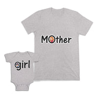 Mom and Baby Matching Outfits Mother Woman Girl Love Cotton