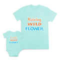Mom and Baby Matching Outfits Raising Wild Flower Little Cotton