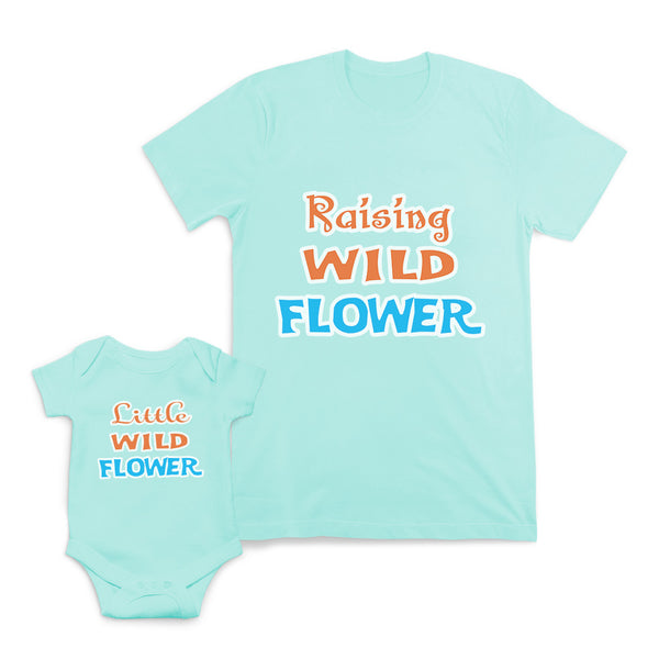 Mom and Baby Matching Outfits Raising Wild Flower Little Cotton