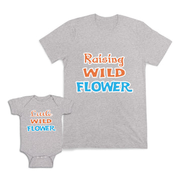 Mom and Baby Matching Outfits Raising Wild Flower Little Cotton