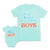 Mom and Baby Matching Outfits Life Is Better with Boys All Boy Character Cotton
