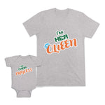 Mom and Baby Matching Outfits Mad About Mom Son Flower Arrow Cotton