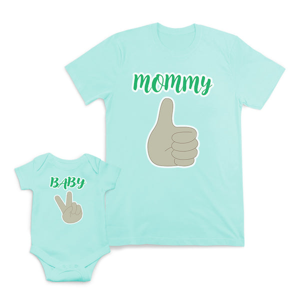 Mommy Baby Thumbs up Emoji