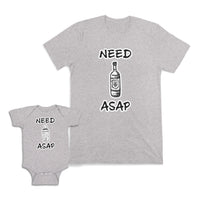 Mom and Baby Matching Outfits Need as Soon as Possible Beer Milk Bottle Cotton