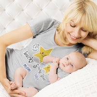 Lucky Star Mom Baby Smiling Star