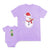 Mom and Baby Matching Outfits Snowman Elf Christmas Occasion Cartoon Cotton