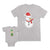 Mom and Baby Matching Outfits Snowman Elf Christmas Occasion Cartoon Cotton
