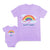 Mom and Baby Matching Outfits Mom Baby Happy Family Rainbow Clouds Cotton
