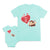Mom and Baby Matching Outfits Love My Mom Son Monkey with Shades Heart Cotton