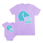 Mom and Baby Matching Outfits Mermaid Mama Mini Cotton