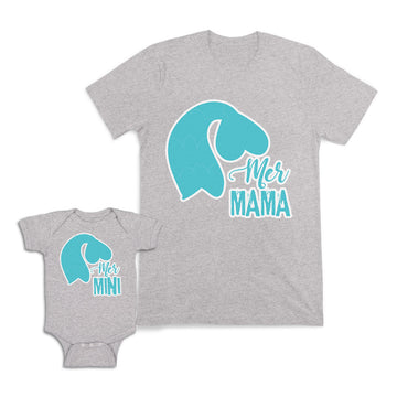 Mom and Baby Matching Outfits Mermaid Mama Mini Cotton