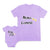 Mom and Baby Matching Outfits Mama Lioness Baby Cub Paw Prints Cotton