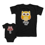 Mommy Little Owl Birds