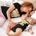 Mom and Baby Matching Outfits Coolest Mom Son Ever Heart Love Cotton
