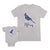 Mom and Baby Matching Outfits Mom Daughter Crafts Bird Cotton
