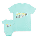 Mom and Baby Matching Outfits Baby Queen Honey Bee Cotton