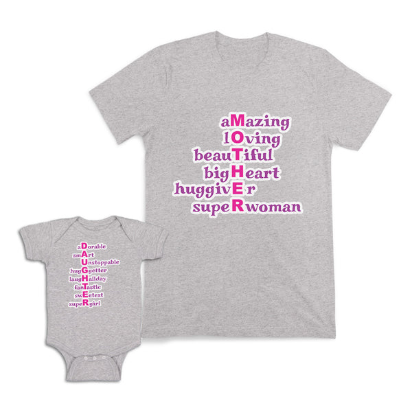 Mom and Baby Matching Outfits Hug Giver Adorable Fantastic Sweetest Cotton