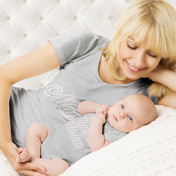 Mom and Baby Matching Outfits Mama Little Love Mamas Little Love Cotton