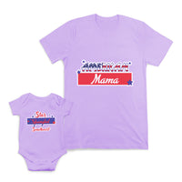 Mom and Baby Matching Outfits American Mama Star Spangled Sweetheart Cotton