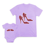 Mom and Baby Matching Outfits Women Baby Shoes Mom Life Children Cotton