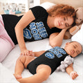 Mom and Baby Matching Outfits Sleep Mode on Button Cotton