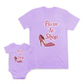 Mom and Baby Matching Outfits Born to Shop Shoes Hobby Cotton