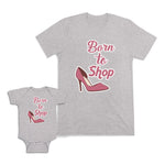 Mom and Baby Matching Outfits Born to Shop Shoes Hobby Cotton