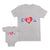 Mom and Baby Matching Outfits Usa Star Heart Love Cotton