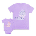 Mom and Baby Matching Outfits Queen Prince of The Castle Palace Boy Cotton