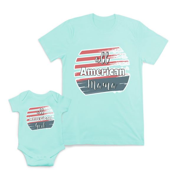 All American Mama Girl Stripes