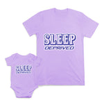 Mom and Baby Matching Outfits Sleep Deprived Mom Cotton