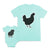 Hen Chicken Black Small Chick Easter