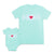 Mom and Baby Matching Outfits Mom Son Heart Mother Pink Love Cotton