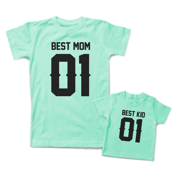 Mommy and Me Outfits Best Kid Mum Mom Mother 01 Cotton