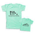 Mommy and Me Outfits The Evolution of My Mom Girl Women Son Pregnant Lady Cotton