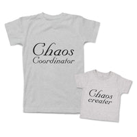 Mommy and Me Outfits Chaos Creator Funny Chaos Coordinator Funny Cotton