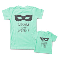 Mommy and Me Outfits Super Mom Super Hero Mummy Mask Cotton
