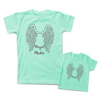 Mommy and Me Outfits Angel Maker Wings Heaven Cotton