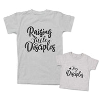 Mommy and Me Outfits Raising Little Tiny Disciples Cotton