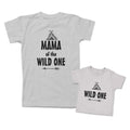 Mommy and Me Outfits Mama of The Wild 1 Tent Arrow Cotton