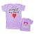 Mommy and Me Outfits I Love You Heart You Melt My Heart Dripping Heart Cotton