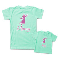 Mommy and Me Outfits Angels Girls Mommy Cotton