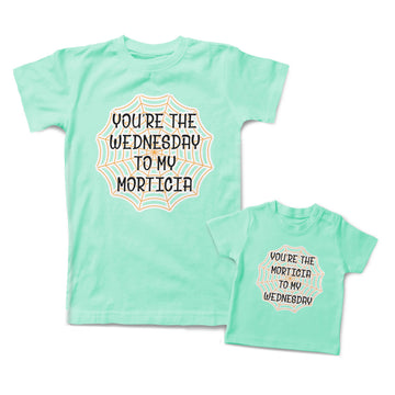 Mommy and Me Outfits You Are The Wednesday to My Morticia Web Me Too Cotton