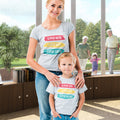 Mommy and Me Outfits Super Mom Wife Super Kid Son Super Active Cotton