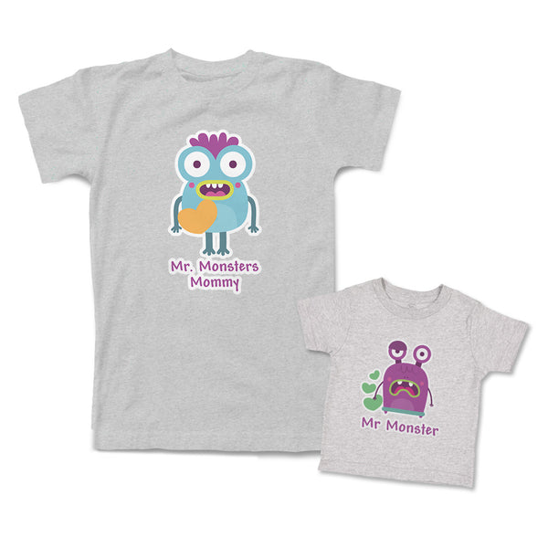 Mommy and Me Outfits Mister Monsters Mommy Love Cotton