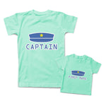Mommy and Me Outfits First Mate Cap Captain Cotton
