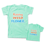 Mommy and Me Outfits Raising Wild Flower Little Cotton